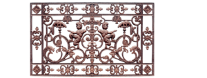 Cast Balustrade Railing CADCR0125