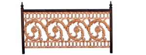 Cast Balustrade Railing CADCR0171
