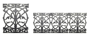 Cast Balustrade Railing CADCR0378