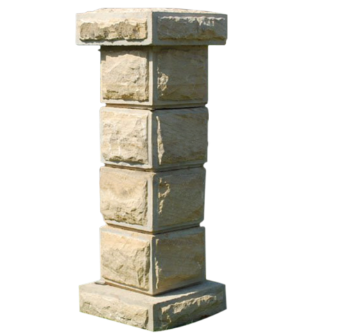 Yellow Irish Stone Pillar