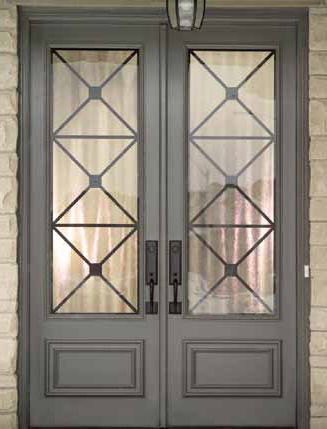 Wrought iron Timber Door WDR0307